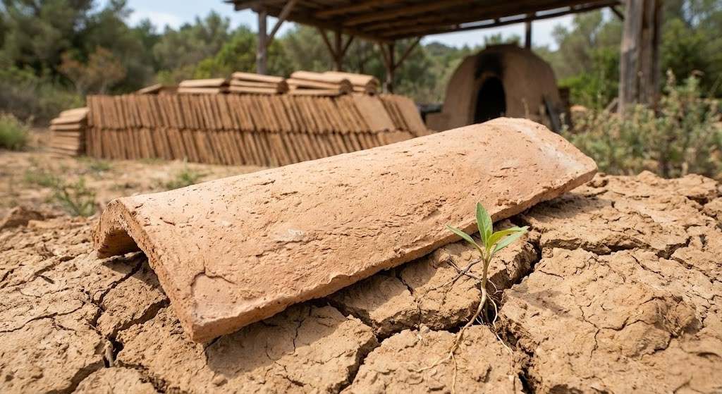 la sostenibilidad y huella de carbono mínima del barro cocido